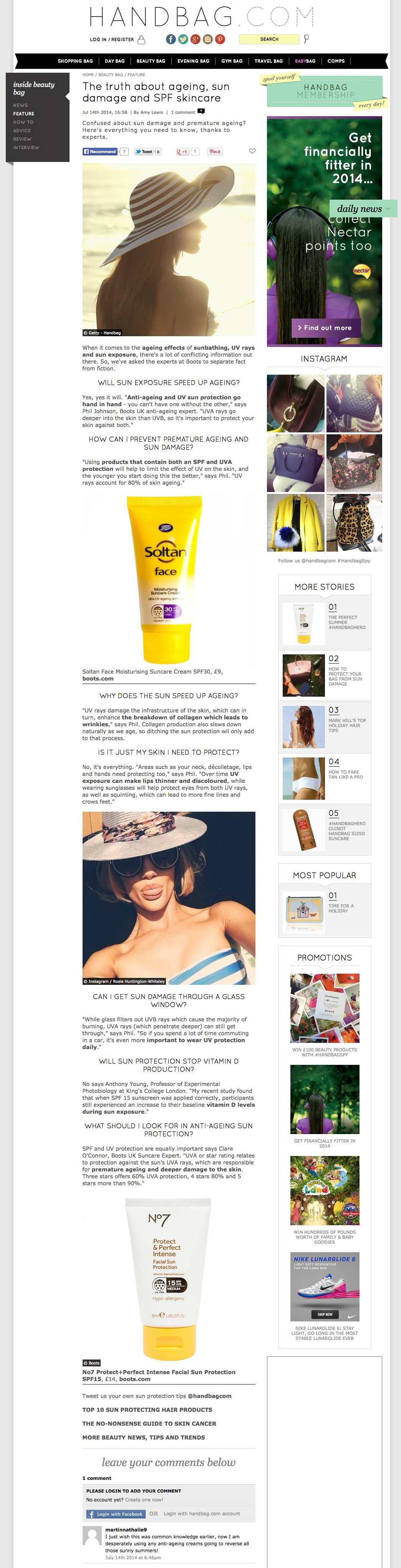 The truth about ageing sun damage and spf skincare