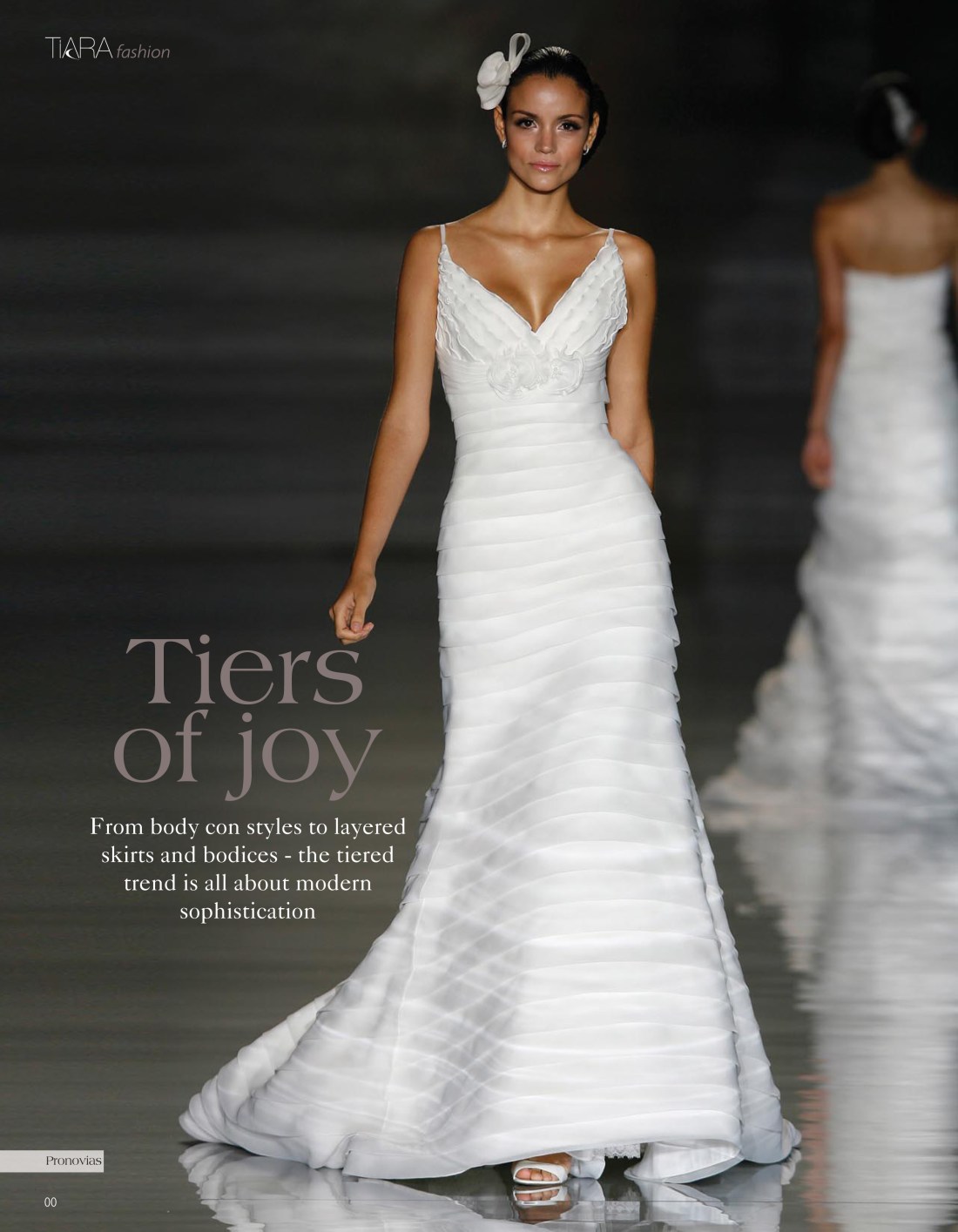 Wedding dress trends feature, Tiara magazine Spring 2010 issue - Amy Lewis - Page 1
