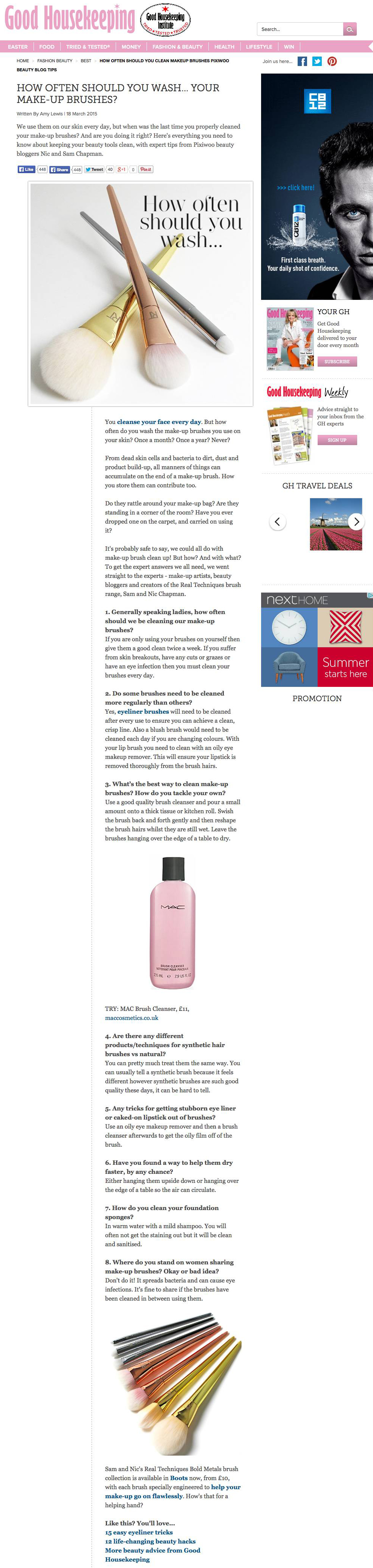 how often should you clean your makeup brushes