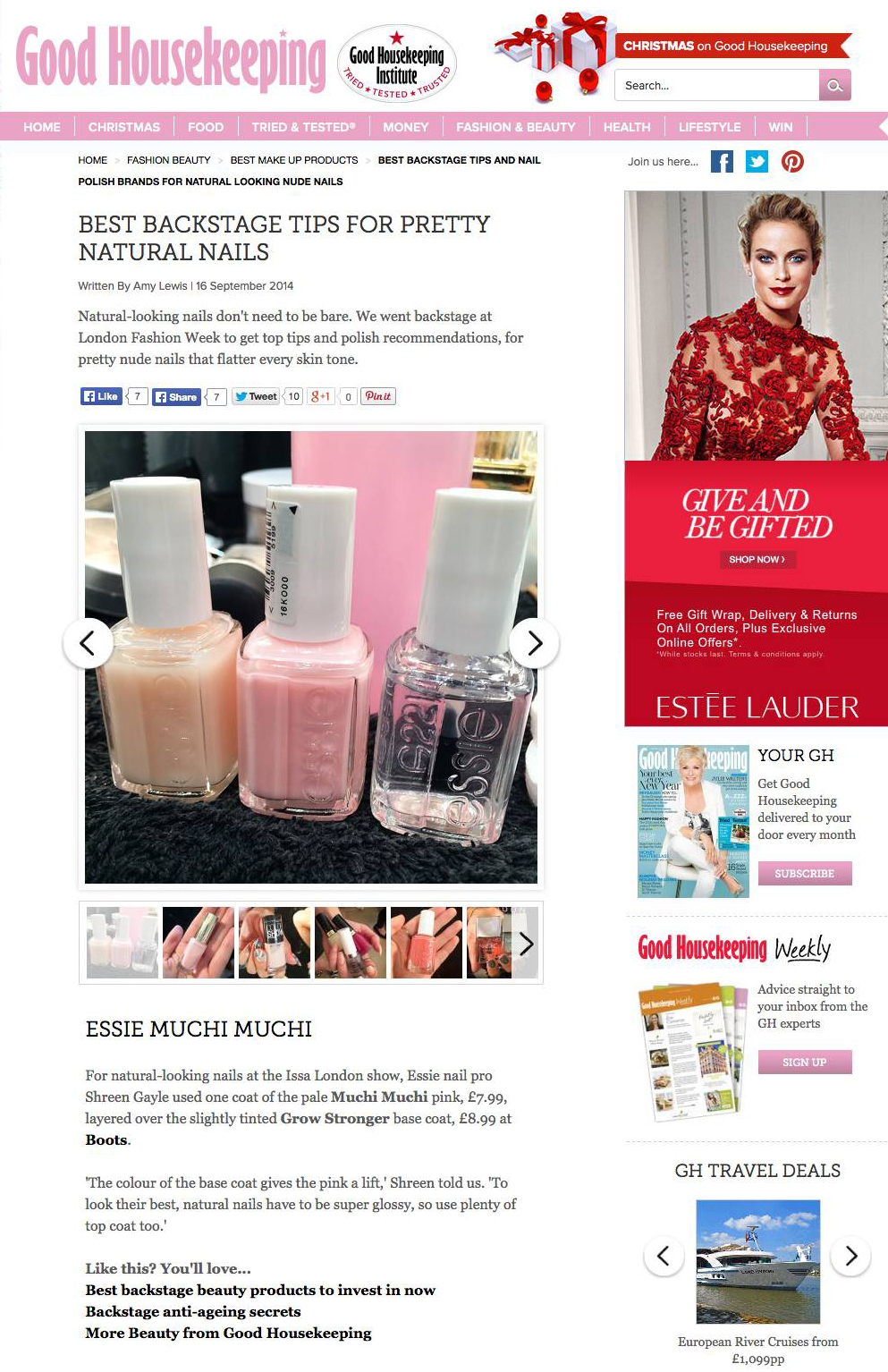 Top tips for natural nails_backstage at London Fashion Week