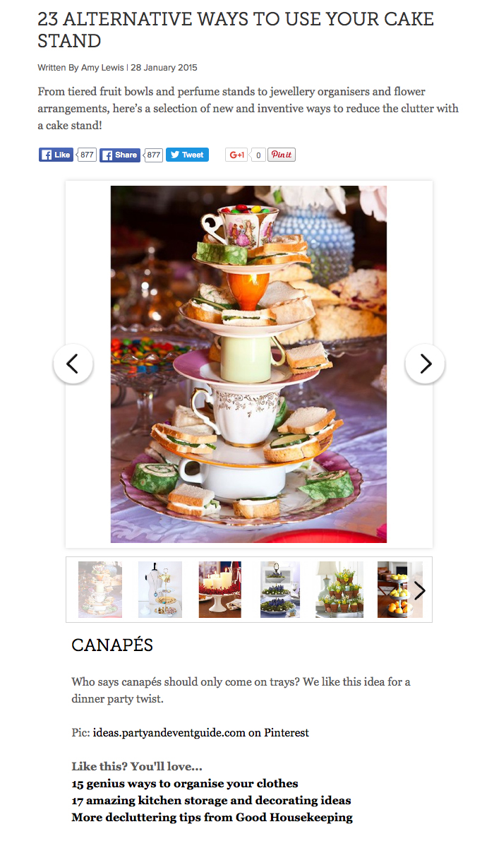 23 alternative ways to use your cake stand