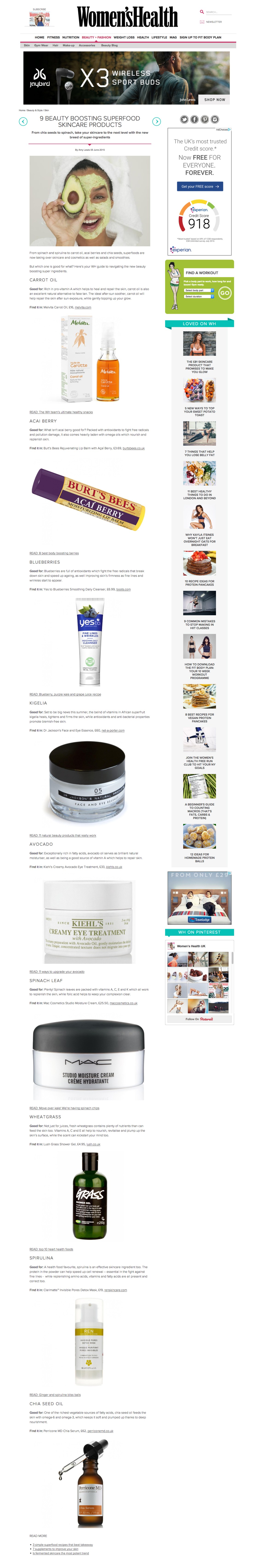 9 beauty boosting superfood skincare products