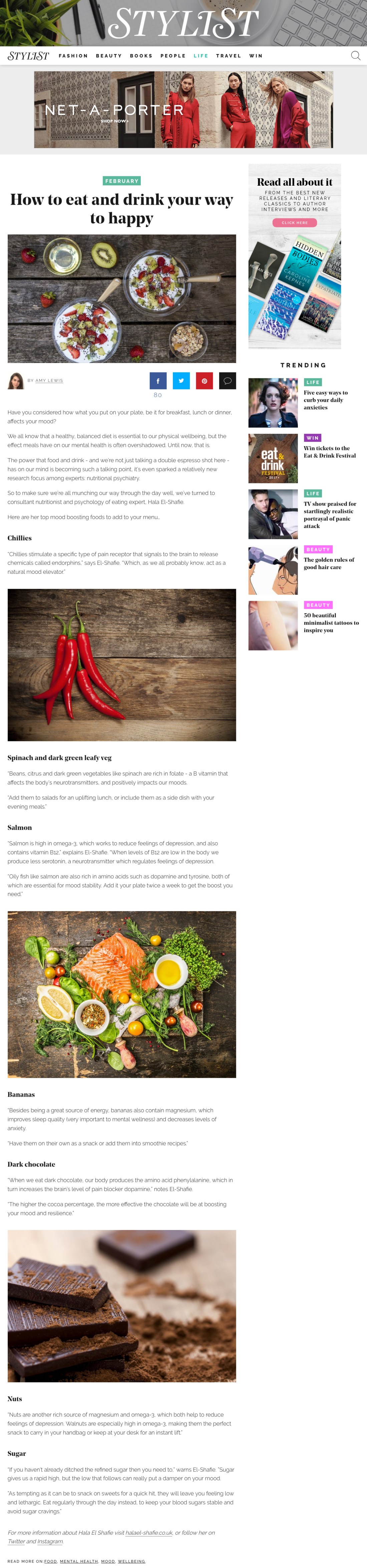 How to eat and drink your way to happy