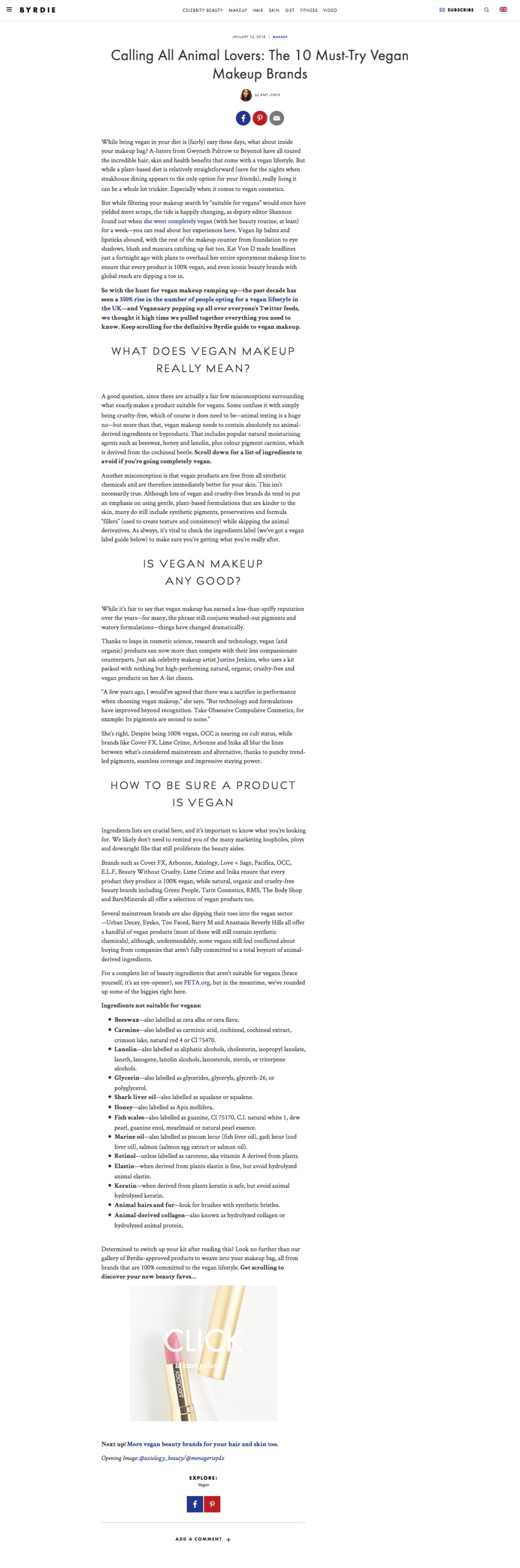 best vegan makeup brands