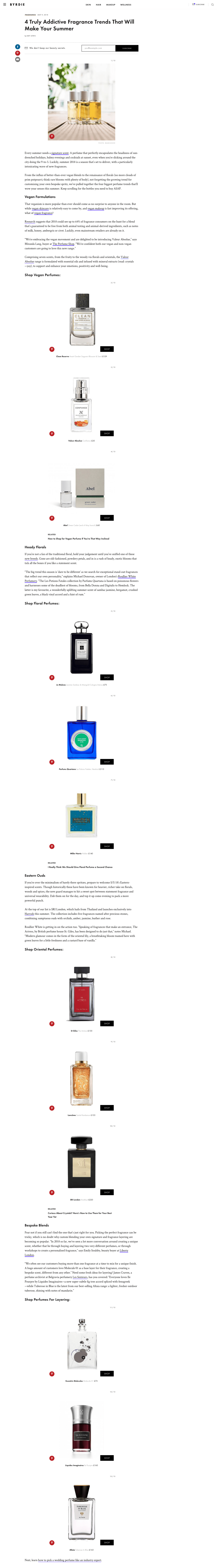 4 Truly Addictive Fragrance Trends That Will Make Your Summer